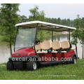 EXCAR 6 passengers cheap electric golf cart golf car china mini bus